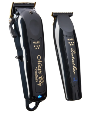 WAHL PROFESSIONAL CORDLESS BARBER COMBO PREMIUM CLIPPER + TRIMMER
