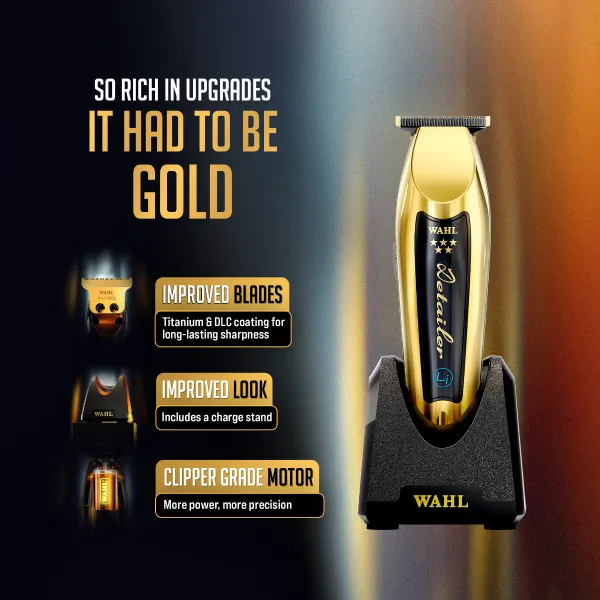 Wahl Detailer Cordless Gold T Wide