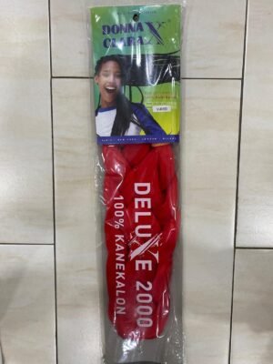 DONNA CLARA 100% KANEKALON BRAID METRO COLOUR=V-RED