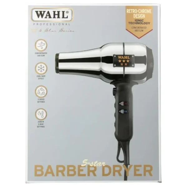 WAHL HAIR DRYER RETRO CHROME DESIGN