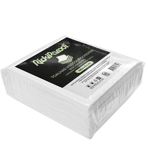 Toalha RickiParodi Descartåvel Viscose e Polyester 40 x 40 cm 50