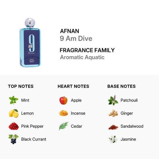 Afnan 9 Am Dive Eau de Parfum 100ml
