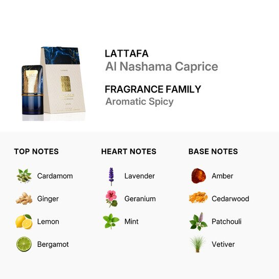 6290360593173.2 Lattafa Al Nashama Caprice EDP 100 ml