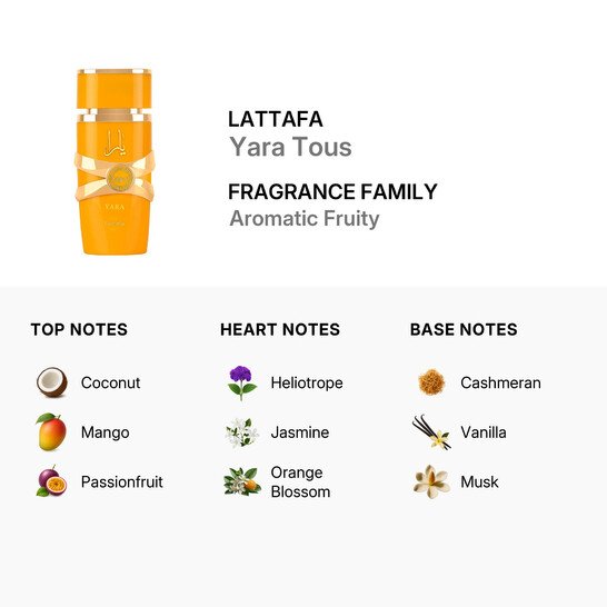 Lattafa Yara Tous Woman Eau de Parfum 100ml