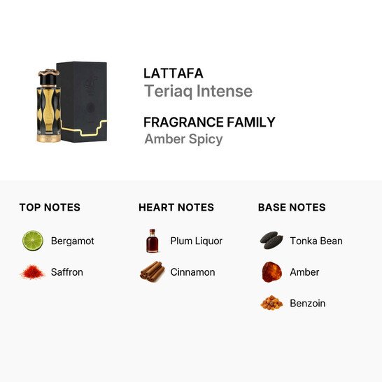 Lattafa Teriaq Intense Eau de Parfum 100ml