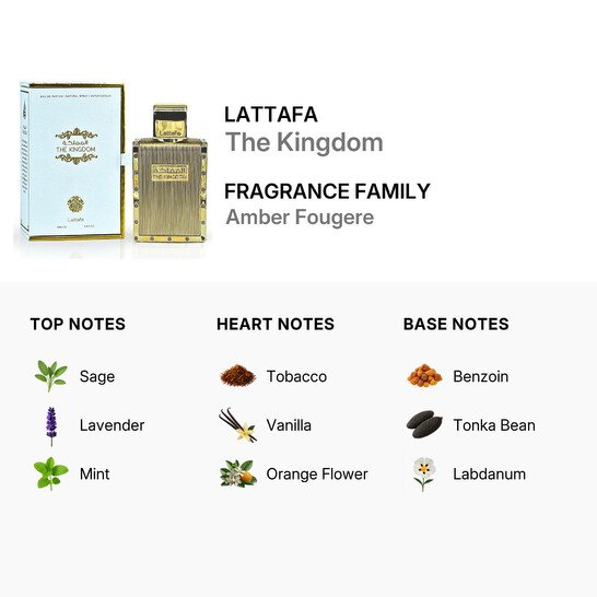 Lattafa The Kingdom Man Eau de Parfum 100ml