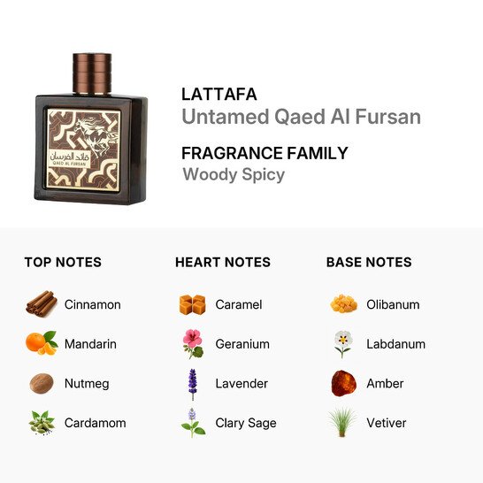 LATTAFA Qaed Al Fursan Untamed EAU DE PARFUM 90ML