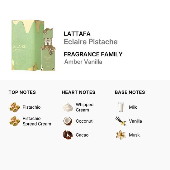 lattafa ECLAIRE PISTACHIO EDP 100ML