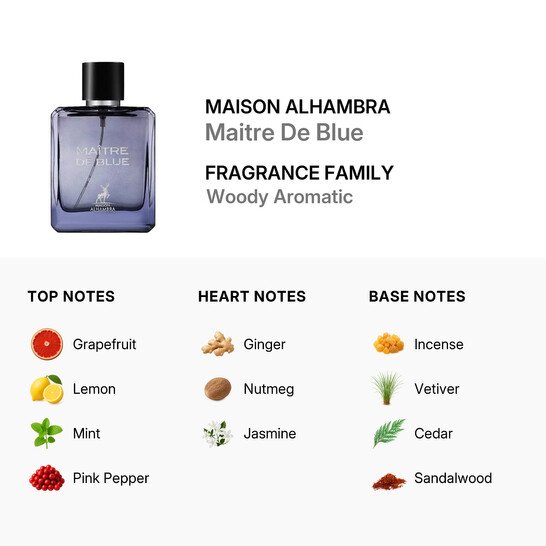 Maison Alhambra Maître de Blue Eau de Parfum 100ml 