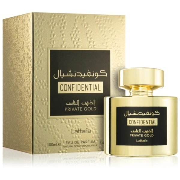 Lattafa Confidential Private Gold Eau de Parfum unissexo