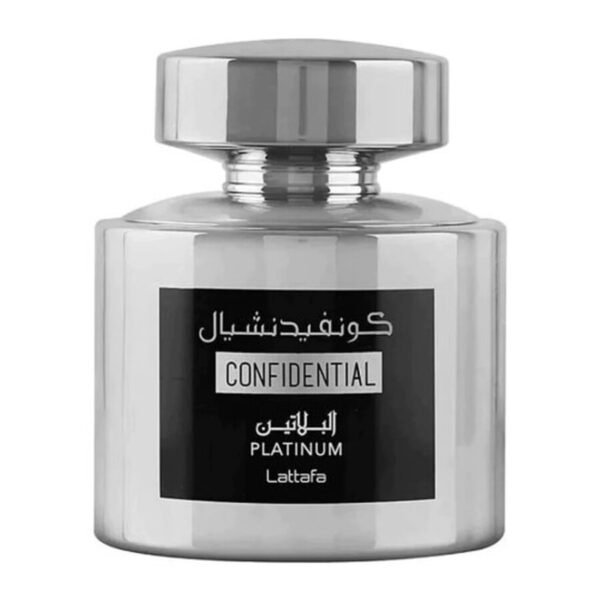 Confidential Platinum Eau de Parfum Lattafa Homem 100ml