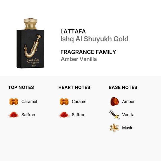 Lattafa Pride Ishq Al Shuyukh Gold Eau de Parfum 100ml