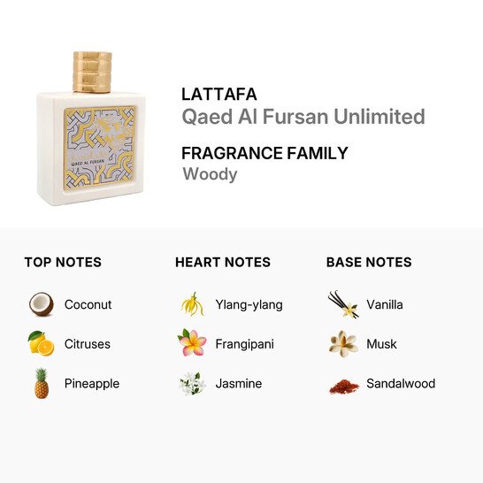 Lattafa Qaed Al Fursan Unlimited Eau de Parfum 90ml 