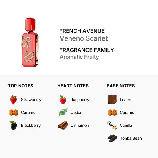 French Avenue Veneno Scarlet Eau de Parfum 100ml