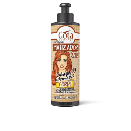 GOTA DOURADA MATIZADOR 3D - COBRE 120ML