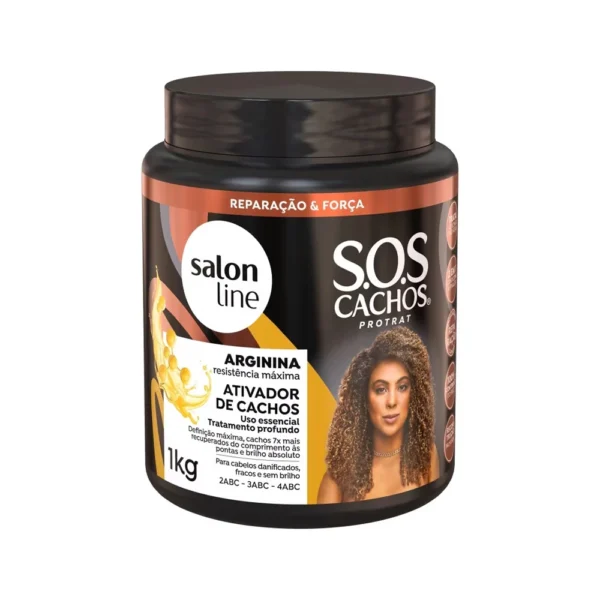 SALON LINE SOS ATIVADOR CACHOS ARGININA REPARAÇÃO 1KG
