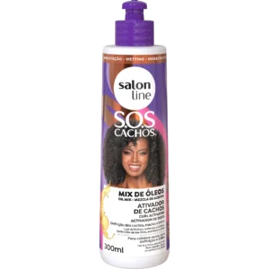 SALON LINE SOS ATIVADOR CACHOS MIX OLEOS NUTRITIVO 300ML