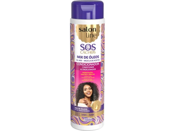 SALON LINE SOS CONDICIONADOR MIX OLEOS NUTRITIVO 300ML