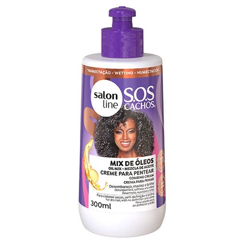 SALON LINE SOS CREME PENTEAR MIX OLEOS NUTRITIVO 300ML