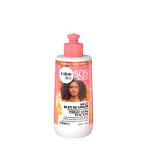 SALON LINE SOS CREME PENTEAR MEL CACHOS INTENSOS 300ML