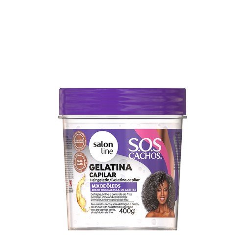 SALON LINE SOS GELATINA MIX OLEOS 400GR