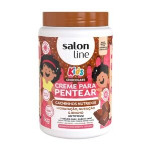 SALON LINE CREME PENTEAR KIDS CHOCOLATE CACHINHOS NUTRIDOS 1KG