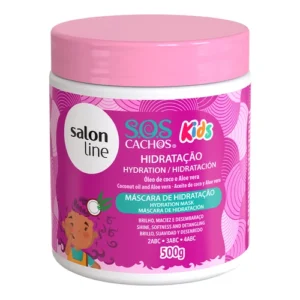 SALON LINE Máscara KIDS HIDRATAÇÃO SOS CACHOS 500GR