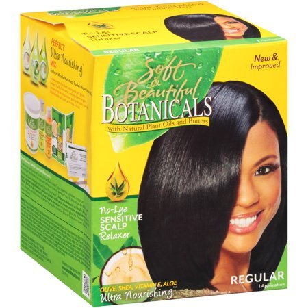 SOFT & BEAUTIFUL BOTANICALS REGULAR NO-LYE SENSITIVE SCALP RELAXER