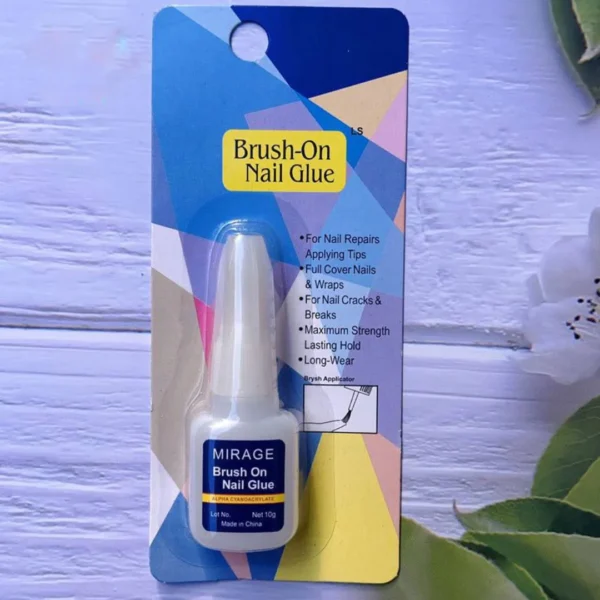 BRUSH ON NAIL GLUE