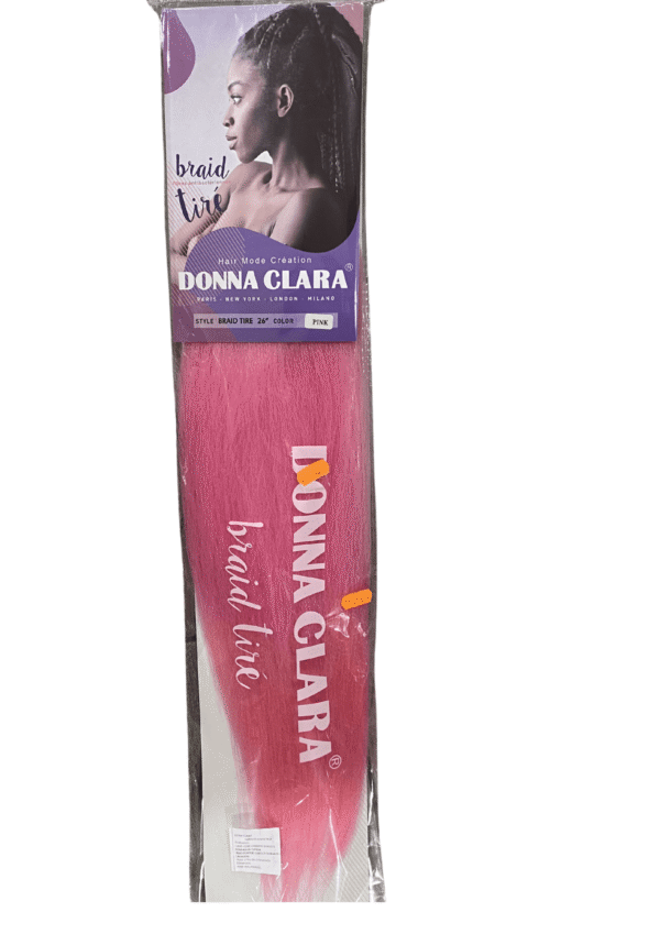 DONNA CLARA BRAID TIRE 26" COLOUR=PINK