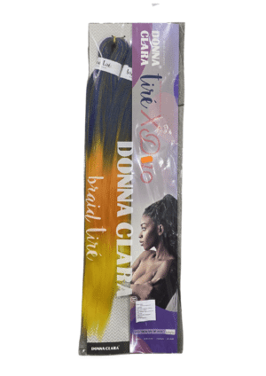 DONNA CLARA BRAID TIRE X2 DUO 24" COLOUR=BLUE+ORANGE+YELLOW