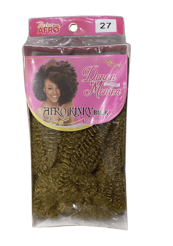DONNA MONICA AFRO KINKY BULK COLOUR= 27