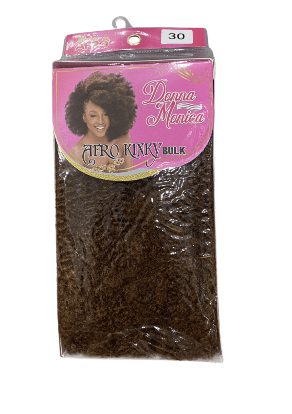 DONNA MONICA AFRO KINKY BULK COLOUR= 30