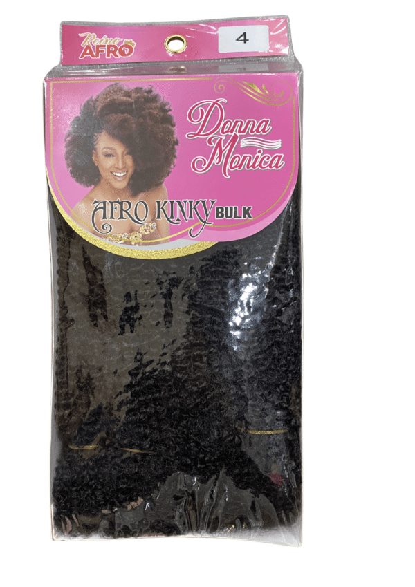 DONNA MONICA AFRO KINKY BULK COLOUR= 4