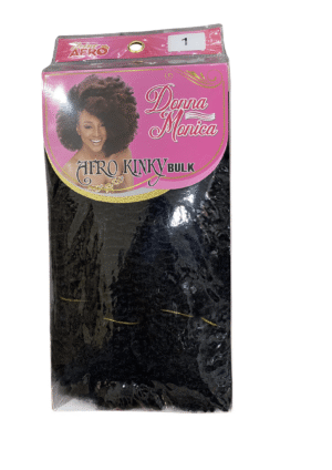 DONNA MONICA AFRO KINKY BULK COLOUR= 1