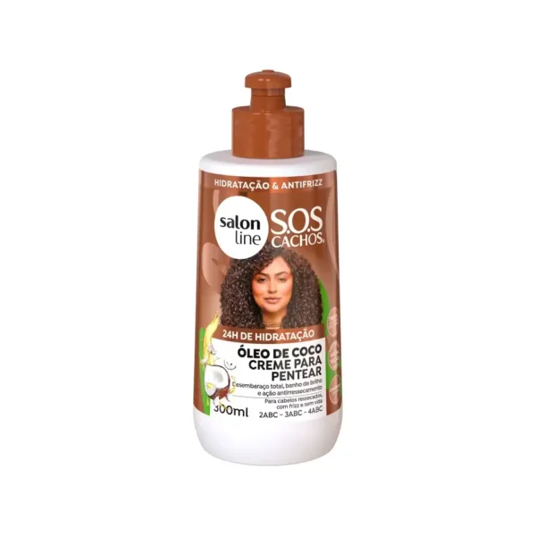 SALON LINE SOS CREME PENTEAR COCO TRAT PROFUNDO 300ML
