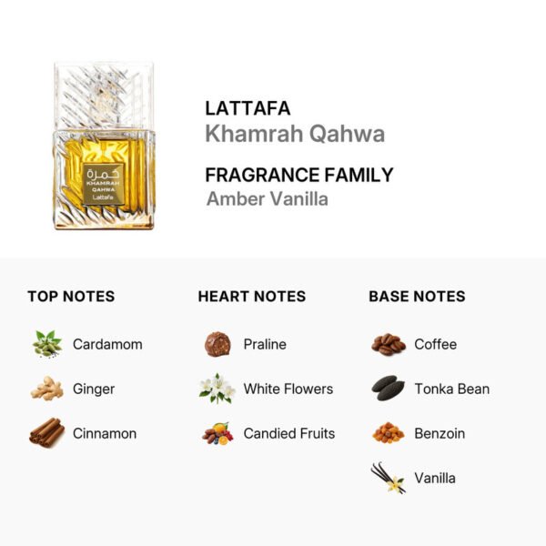 LATTAFA KHAMRAH QAHWA EAU DE PARFUM 100ML