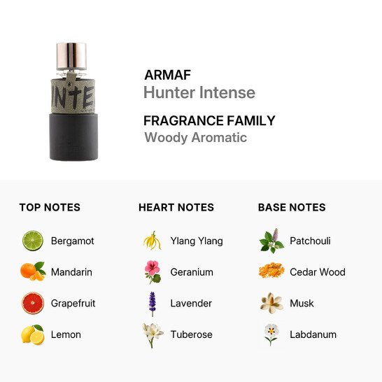 HUNTER INTENSE VAPORISATEUR NATURAL SPRAY 100ML