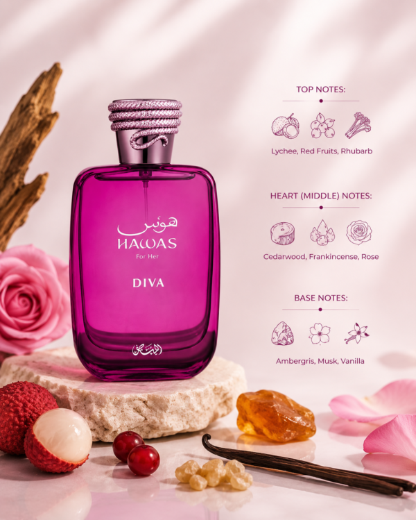 Hawas Diva

Eau de Parfum for women