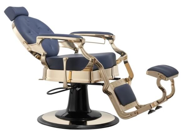 BUZZ GOLD BLUE - BARBER CHAIR