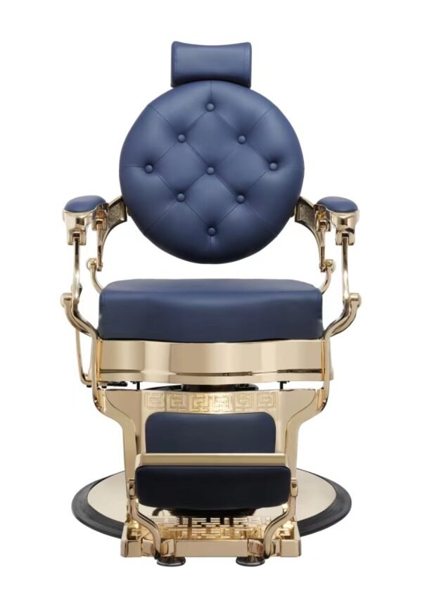BUZZ GOLD BLUE - BARBER CHAIR