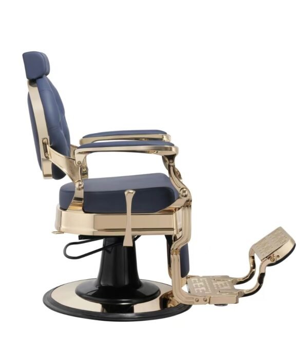 BUZZ GOLD BLUE - BARBER CHAIR