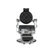 BUZZ SILVER BLACK - BARBER CHAIR