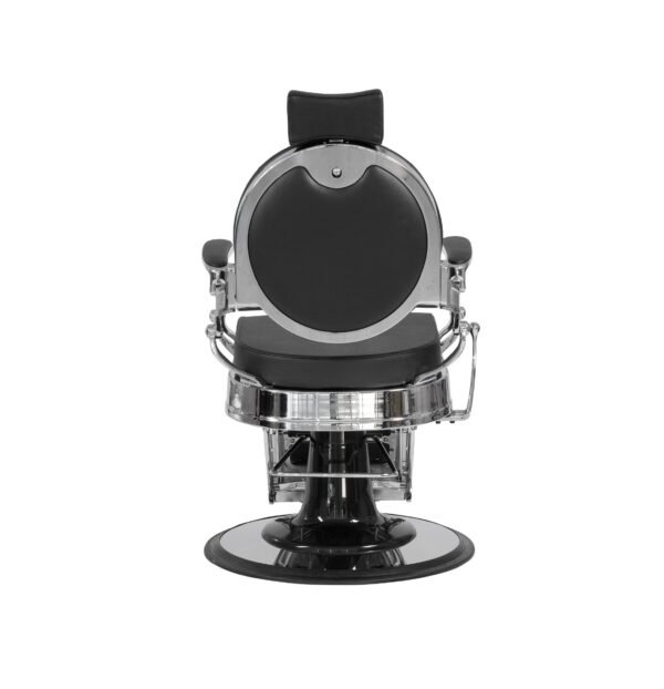 BUZZ SILVER BLACK - BARBER CHAIR