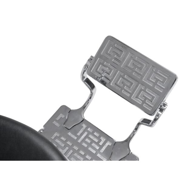 BUZZ SILVER BLACK - BARBER CHAIR