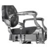 BUZZ SILVER BLACK - BARBER CHAIR